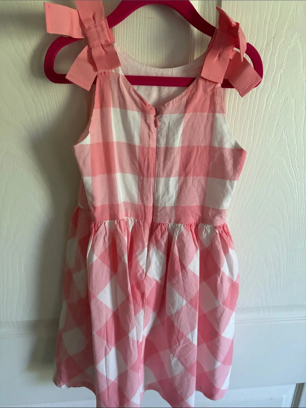Carter's Pink and White Gingham Sundress
